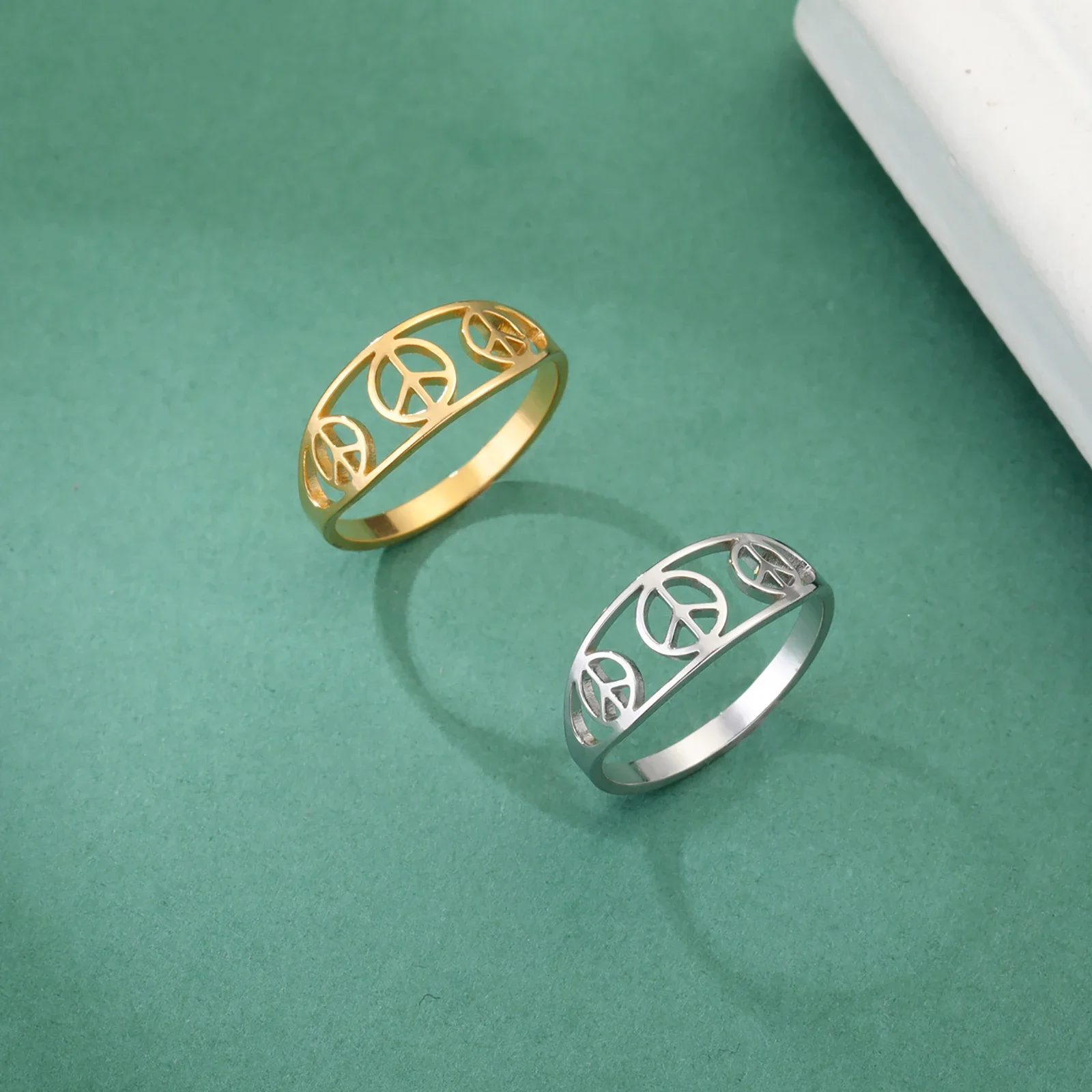 Pacific Jewelry & Watches Los Angeles - Bagues symboles de la paix, bagues