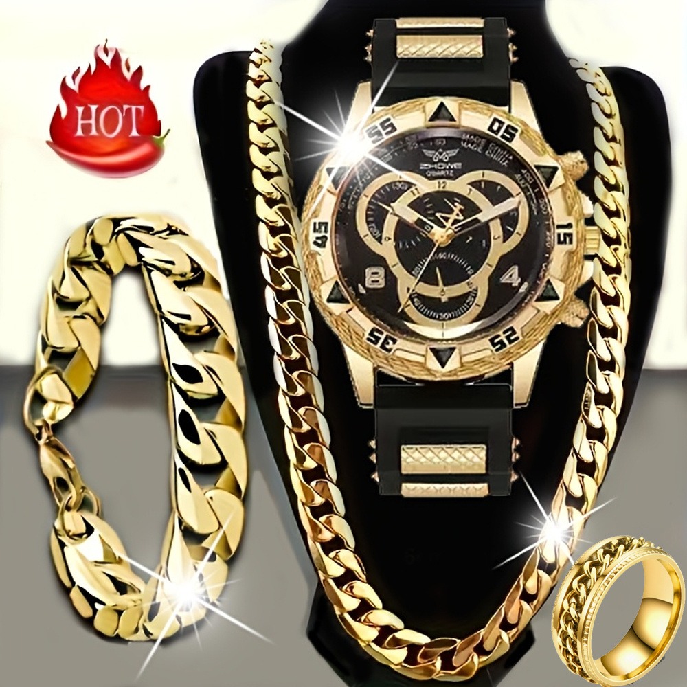Ensemble de luxe 4 pièces pour - Jewelry Type Watches avis et prix