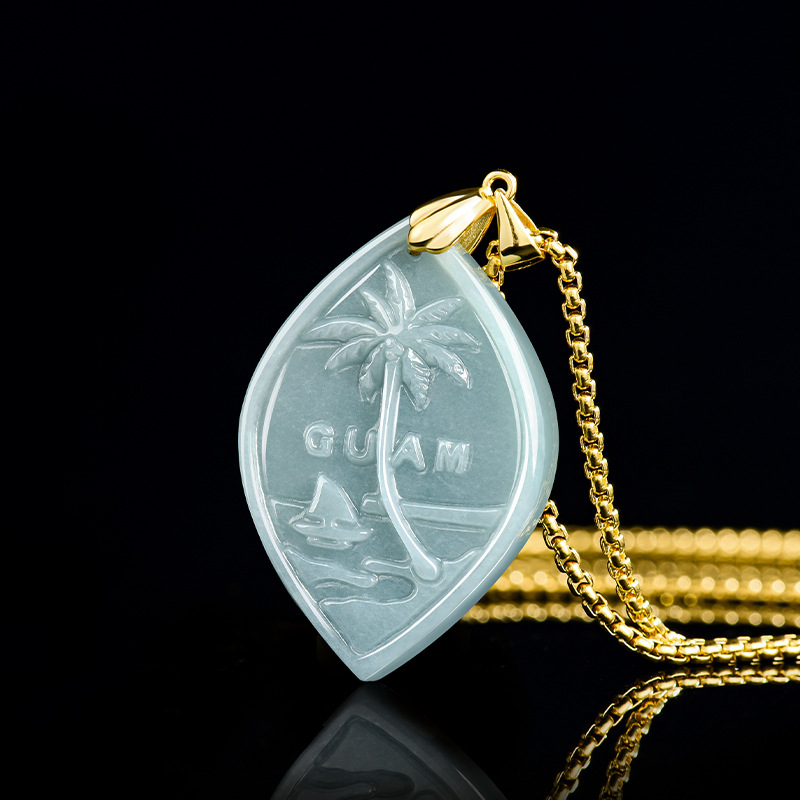 Pendentif en jadéite naturelle - Pacific Jewelry & Watches Los Angeles avis et prix