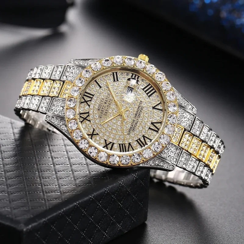 Montre à quartz de luxe dorée, - Jewelry Type Watches avis et prix
