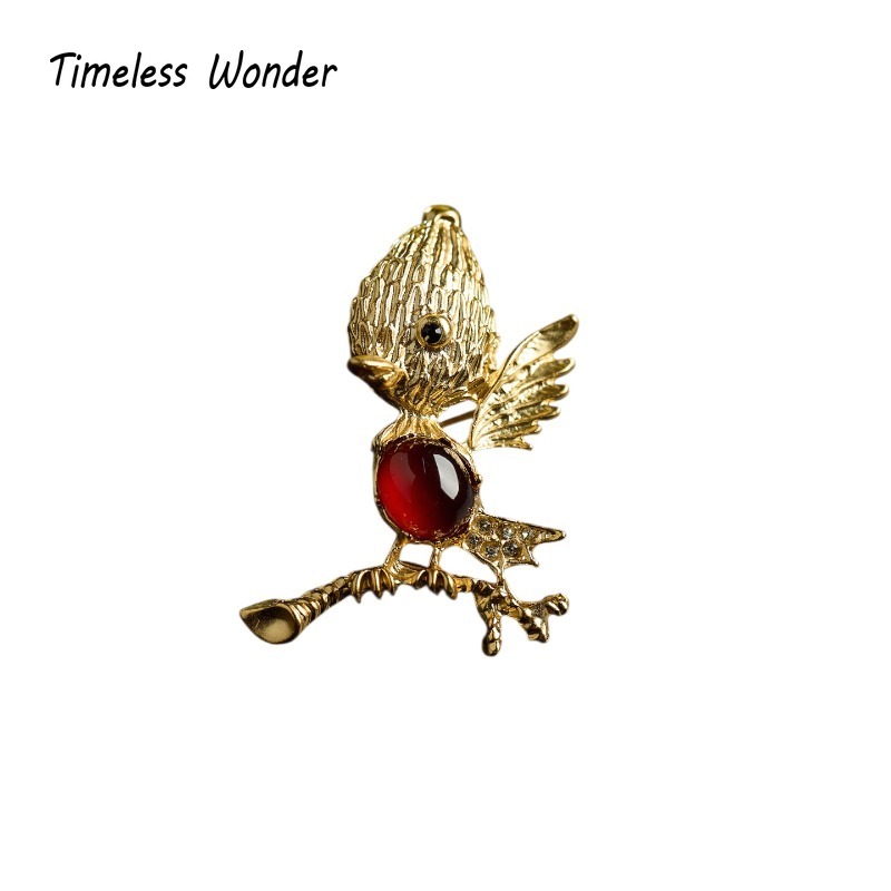 Broche oiseau en pierre géomét - Vintage Brooch Pin avis et prix