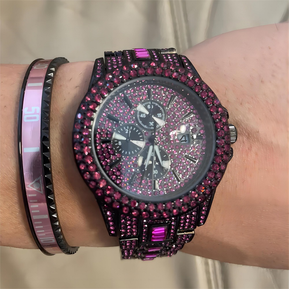 Vente chaude montre de glace r - Jewelry Type Watches avis et prix