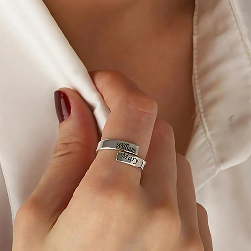 Bague de rencontre en acier in - Couple Ring Set avis et prix