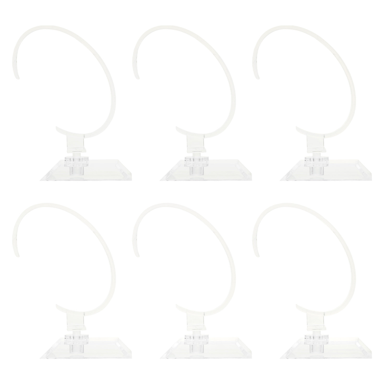 Lot de 6 présentoirs transpare - Jewelry Stand Watches avis et prix