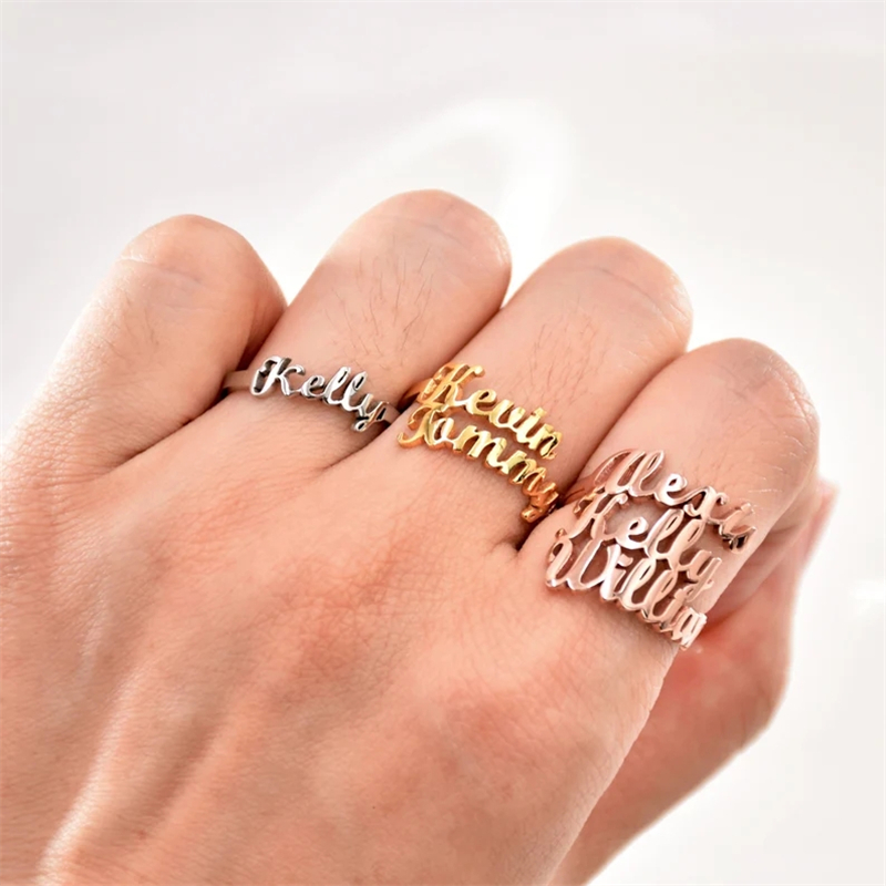 Bagues de famille personnalisé - Couple Ring Set avis et prix